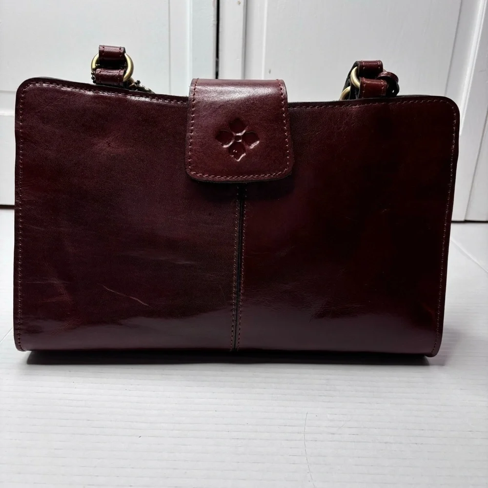 PATRICIA NASH 10th Anniversary Novella Satchel in Oxblood Leather